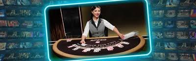 Live-dealer studios with HD feeds Live-dealer blackjack and roulette tables